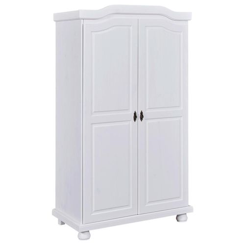 Mid.you Drehtürenschrank Interlink Hedda , Weiß , Kiefer , 4 Fächer , 104x180x56 cm , Blauer Engel, BQ - Bündnis für Qualität, Made in Germany ,