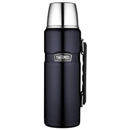 Thermos Isolierflasche Stainless King , Dunkelblau , Metall , 1,2 L , 1.2 cm , doppelwandig, schlag- und bruchfest, lebensmittelecht, Vakuum, 100%