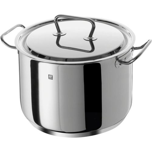 Zwilling Kochtopf Twin Classic , Silber , Metall , 14,0 L , rund , Messskala, backofengeeignet,backofengeeignet , Kochen, Töpfe, Kochtöpfe