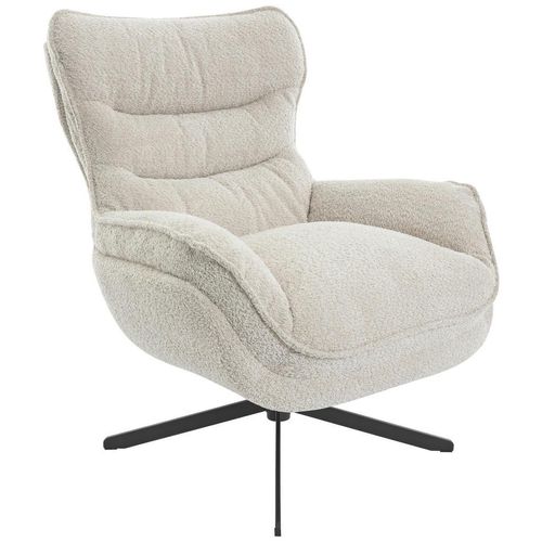 Livetastic Sessel , Creme , Textil , 80x95x91 cm , Wohnzimmer, Sessel, Polstersessel
