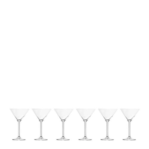 Leonardo Cocktailglas-Set , Klar , Glas , 6-teilig , 270 ml , Essen & Trinken, Gläser, Gläser-Sets