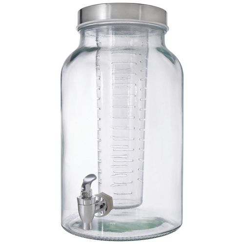 Novel Getränkespender , Edelstahl, Transparent , Metall, Kunststoff, Glas , 5,6 L , Lfgb , Zapfhahn , Essen & Trinken, Barausstattung