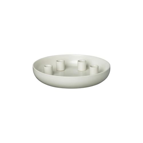 Blomus Kerzenhalter Afalio , Beige , Keramik , 4.5 cm , Dekoration, Kerzen & Zubehör, Kerzenhalter
