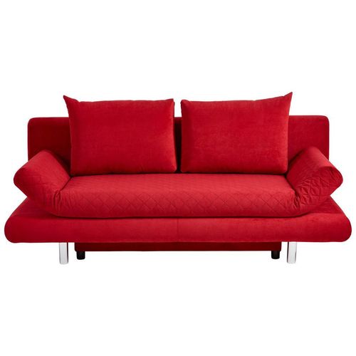 Xora Schlafsofa Sorini , Rot , Textil , Uni , 2-Sitzer , Füllung: Schaumstoff , 194x73x91 cm , Stoffauswahl , Kinder- & Jugendzimmer, Jugendmöbel,