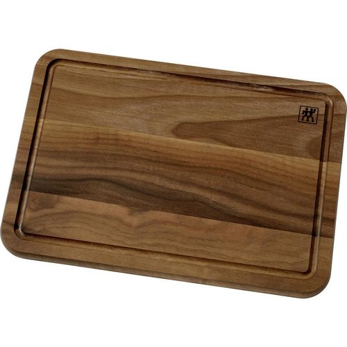 Zwilling Schneidebrett , Walnuss , Holz , 25x2x35 cm , Saftrille , Küchenzubehör, Schneidebretter