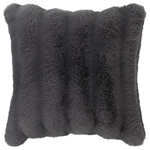 Dieter Knoll Kissenhülle Genius , Anthrazit , Textil , 48x48 cm , langlebig , Wohntextilien, Bezüge, Kissenbezüge