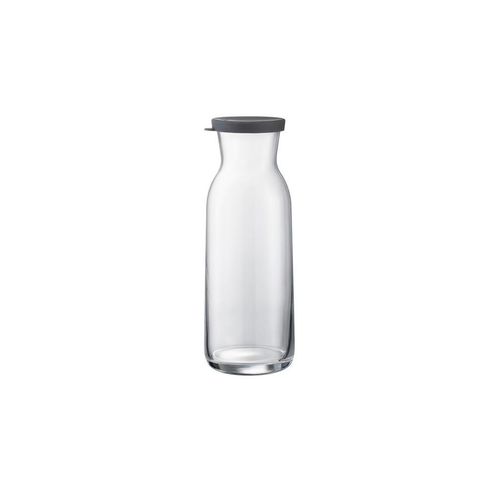 Blomus Wasserkaraffe Sala , Anthrazit , Glas , 1,2 L , 25 cm , Deckel , Kaffee & Tee, Kannen, Karaffen