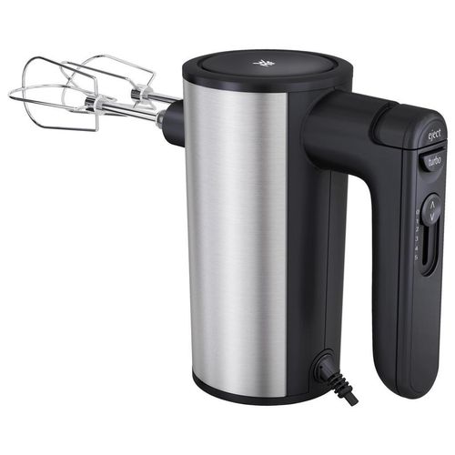 WMF Handmixer Kult X , Schwarz, Silber , Metall, Kunststoff , Küchengeräte, Mixer