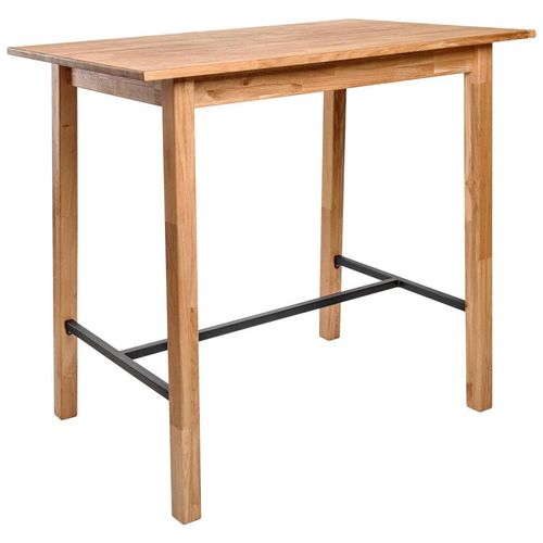 Carryhome Bartisch , Wildeiche , Holz , Wildeiche , massiv , rechteckig , 70x105x117 cm , Esszimmer, Tische, Stehtische