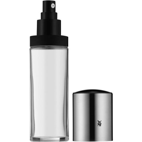 WMF Essig-/Öl-Menage Basic Line , Klar, Schwarz, Edelstahl , Metall, Kunststoff, Glas , 17 cm , Tischkultur & Servieren, Essig & Ölflaschen