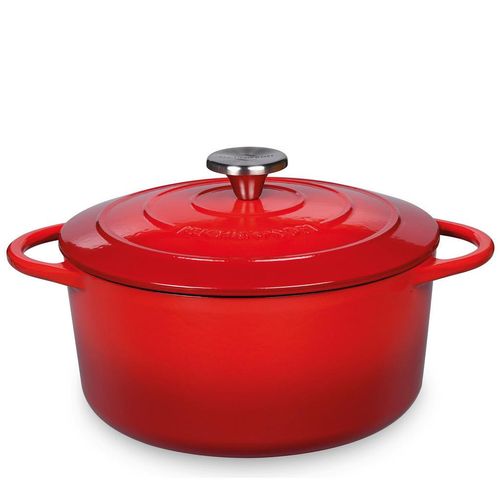 Küchenprofi Bratentopf Provence , Rot , Metall , 4,2 L , 11.5 cm , Kochen, Töpfe, Bräter