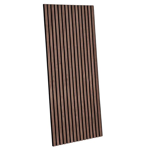 Xxxl Akustikpaneel , Walnuss , Holzwerkstoff , Holz , 60x118 cm , Montage ohne Bohren , Tapeten & Wandverkleidungen, Akustikpaneele