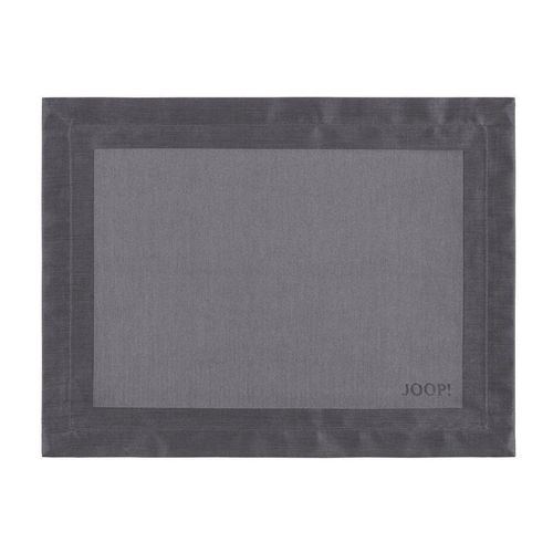 Joop! Tischset Signature , Graphit , Textil , 36x48 cm , Wohntextilien, Tischwäsche, Tischsets