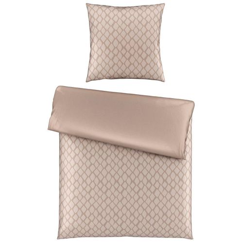 Dieter Knoll Wendebettwäsche , Beige , Textil , Abstraktes , 155x220 cm , Textiles Vertrauen - Oeko-Tex® , atmungsaktiv, schadstoffgeprüft ,