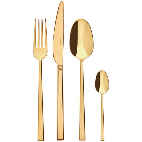 Sambonet Besteckset , Gold , Metall , 24-teilig , DIN EN ISO 14001, DIN EN ISO 50001, DIN EN ISO 9001 , Essen & Trinken, Besteck, Besteck-Sets