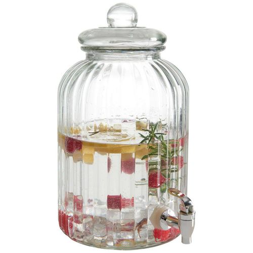 Novel Getränkespender , Klar , Kunststoff, Glas , 4,7 L , Lfgb , für Kaltgetränke , Essen & Trinken, Barausstattung