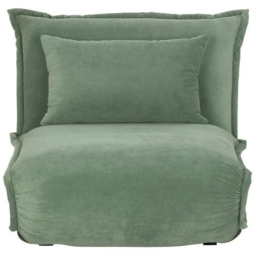Mid.you Schlafsessel , Grün , Textil , 77x73x87 cm , Liegefunktion , Wohnzimmer, Sessel, Schlafsessel