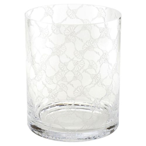 Joop! Vase Allover , Transparent , Glas , zylindrisch , 22 cm , Dekoration, Vasen