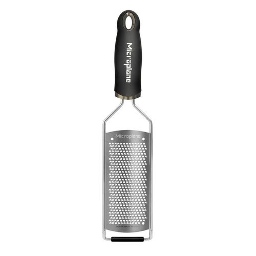 Microplane Reibe Gourmet , Schwarz , Metall, Kunststoff , 31.2x7.5x3 cm , Kochen, Küchenhelfer, Küchenreiben