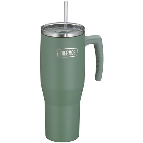 Thermos Thermobecher Refreshing Series , Hellgrün , Metall , 1,1 L , BPA-frei , doppelwandig, hält warm, kalt, rostfrei, schadstofffrei , Kaffee &