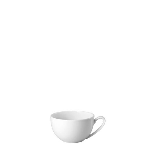 Rosenthal Kaffeetasse Jade , Weiß , Keramik , Uni , 280 ml , 10.1x6.9x12.7 cm , DIN EN ISO 14001, DIN EN ISO 9001 , Kaffee & Tee, Tassen, Kaffeetassen