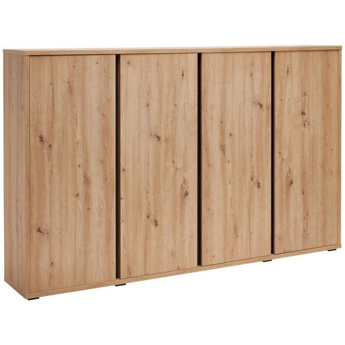 Xora Schuhschrank , Eiche , Holzwerkstoff , 18 Fächer , 192.7x120x33.8 cm , Typenauswahl, stehend , Garderobe, Schuhaufbewahrung, Schuhschränke
