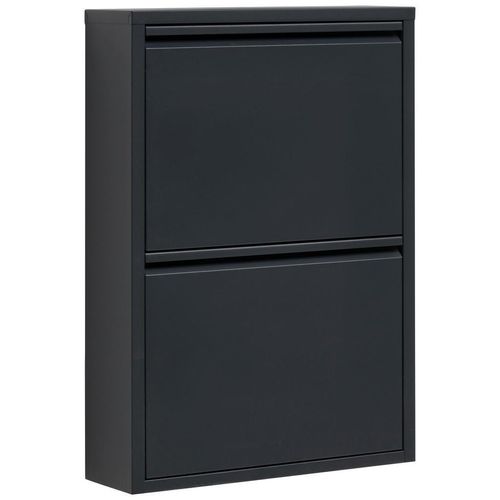Carryhome Schuhkipper , Anthrazit , Metall , 50x70.5x15 cm , Typenauswahl , Garderobe, Schuhaufbewahrung, Schuhkipper