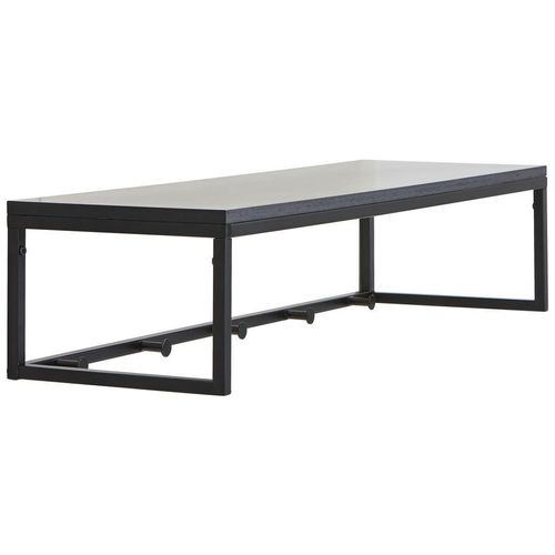 Mid.you Wandgarderobe , Schwarz , Metall, Holzwerkstoff , 90x20x28 cm , Bsci , Garderobe, Garderobenleisten & Garderobenhaken