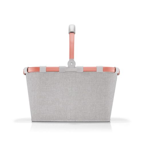 Reisenthel Einkaufskorb Twist Sky Rose , Grau, Roségold , Textil , 22 L , rechteckig , 49x29x28 cm , Freizeit, Koffer & Taschen, Einkaufskörbe