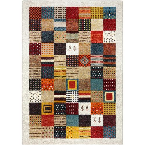 Novel Webteppich Cassandra , Mehrfarbig , Textil , Vintage , rechteckig , 160x230 cm , Textiles Vertrauen - Oeko-Tex® , in verschiedenen Größen