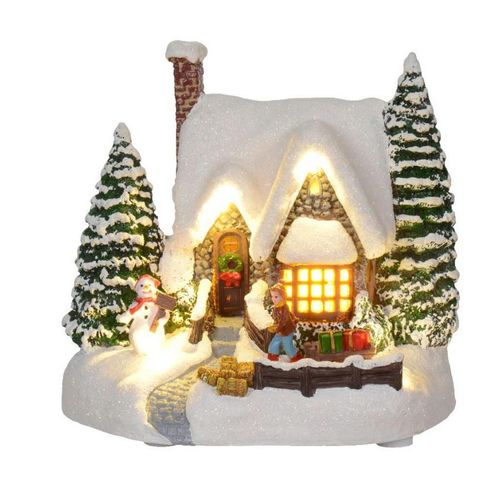 X-Mas Led-Dekoleuchte , warmweiss-multi , Kunststoff , 17.00x15.50x14.00 cm , Lampen & Leuchten, Innenbeleuchtung, Dekoleuchten, Dekoleuchten