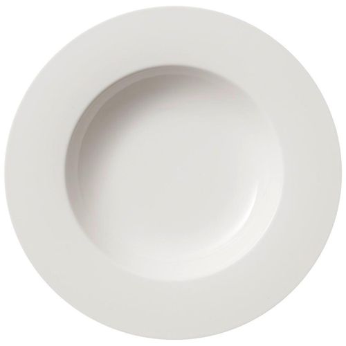 Villeroy & Boch Suppenteller Basic White , Weiß , Keramik , Uni , rund , Essen & Trinken, Geschirr, Teller, Suppenteller