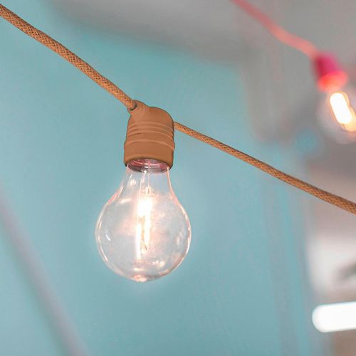 New Garden LED-AUßENLEUCHTE , Beige , Kunststoff , warmweiß , 800 cm , Lampen & Leuchten, Außenbeleuchtung, Außenleuchten
