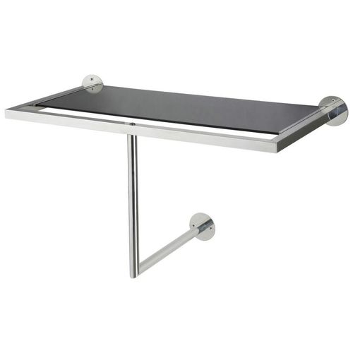 Xxxl Wandgarderobe , Metall, Glas , 65x20.5x30 cm , Hutablage, Kleiderstange , Garderobe, Garderobenleisten & Garderobenhaken