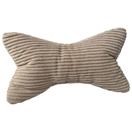Boxxx Leseknochen , Beige , Textil , Füllung: Viskoelastik-Stäbchen , 24x42 cm , Schlaftextilien, Kopfkissen & Nackenkissen, Nackenkissen