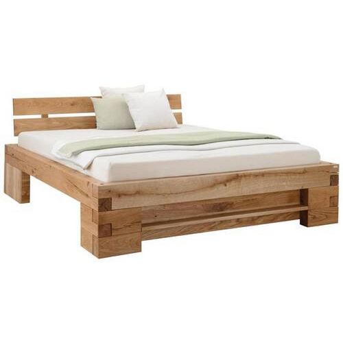 Linea Natura Bett , Eiche , Holz , Eiche , massiv , 180x200 cm , Schlafzimmer, Betten, Doppelbetten