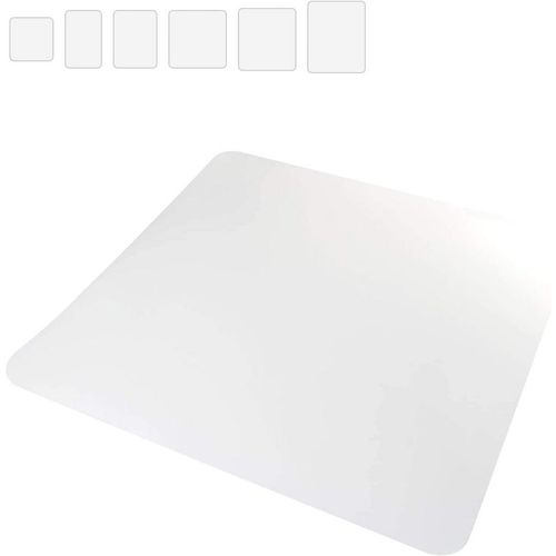 Homeware Bodenschutzmatte , Transparent , Textil , 75x120 cm , für Fußbodenheizung geeignet, pflegeleicht, kratzfest, abriebfest, widerstandsfähig ,