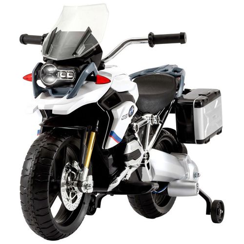 Xxxl Elektro-Kindermotorrad , Weiß , Metall, Kunststoff , 104x58x69 cm , unisex , Spielzeug, Kinderspielzeug, Kinderautos & Elektro-Kinderautos