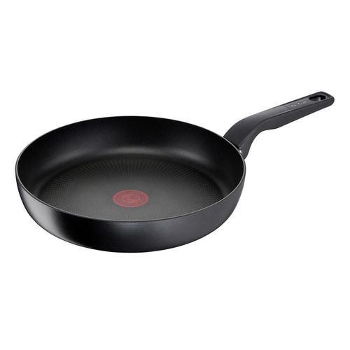 Tefal Bratpfanne Hard Titanium PRO , Schwarz , Metall , rund , backofengeeignet, antihaftbeschichtet, PFOA-frei , Kochen, Pfannen, Bratpfannen