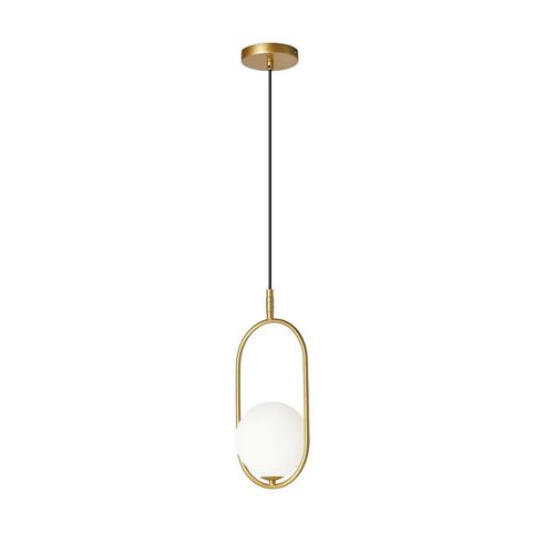 Xxxl Hängeleuchte , Weiß , Metall, Glas , 15x120x18.5 cm , Lampen & Leuchten, Innenbeleuchtung, Hängelampen, Pendelleuchten