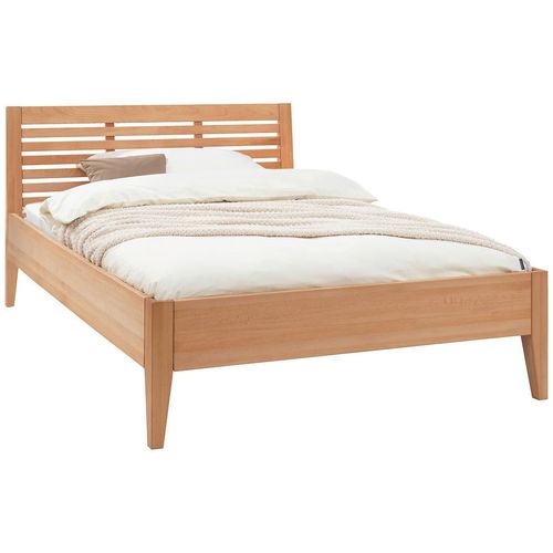 Linea Natura Bett , Buche , Holz , Buche , massiv , 120x200 cm , Schlafzimmer, Betten, Einzelbetten