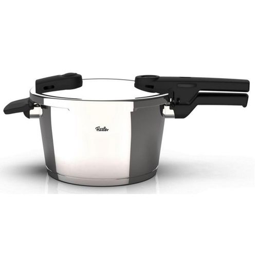 Fissler Schnellkochtopf Vitaquick® , Silber , Metall , 3,5 L , Druckregelventil, Druckanzeige , Kochen, Töpfe, Schnellkochtöpfe