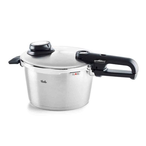 Fissler Schnellkochtopf Vitavit Premium , Silber , Metall , 4,5 L , einstellbare Kochstufen , Kochen, Töpfe, Schnellkochtöpfe
