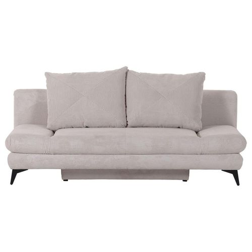 Schlafsofa , Beige , Textil , 2-Sitzer , 200x78x95 cm , Stoffauswahl, Liegefunktion, Schlafen auf Sitzhöhe, Rücken echt , Kinder- & Jugendzimmer,