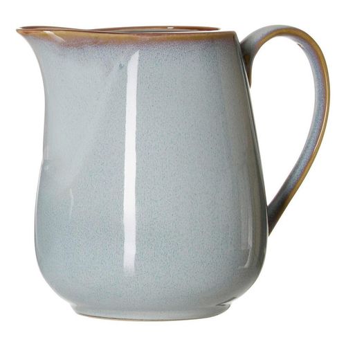 Ritzenhoff Breker Krug Portofino , Grau , Keramik , 1,2 L , 14x17x20 cm , Kaffee & Tee, Kannen, Karaffen