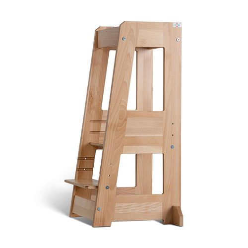 tiSsi Lernturm Felix , Buche , Holz , Buche , massiv , 40x89x40 cm , Made in Europe , Babymöbel, Hochstühle & Zubehör, Hochstühle