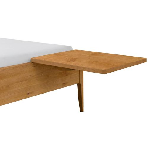Hasena Nachttisch , Wildeiche , Holz , Wildeiche , massiv , 48x38x9 cm , einfacher Aufbau, hängend , Wohnzimmer, Wohnzimmertische, Beistelltische
