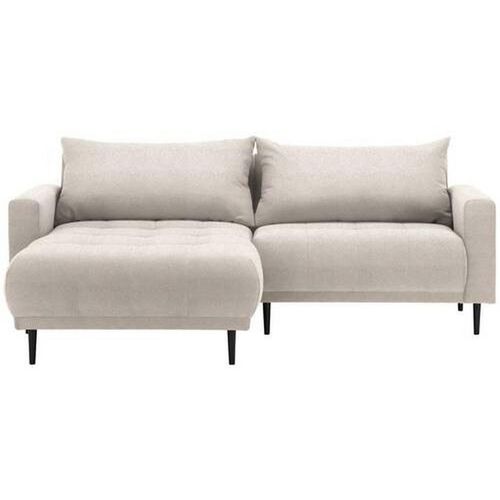 Stylife Ecksofa , Beige , Textil , 2,5-Sitzer , Füllung: Schaumstoff , seitenverkehrt montierbar, L-Form , 215x160 cm , Stoffauswahl, Hocker