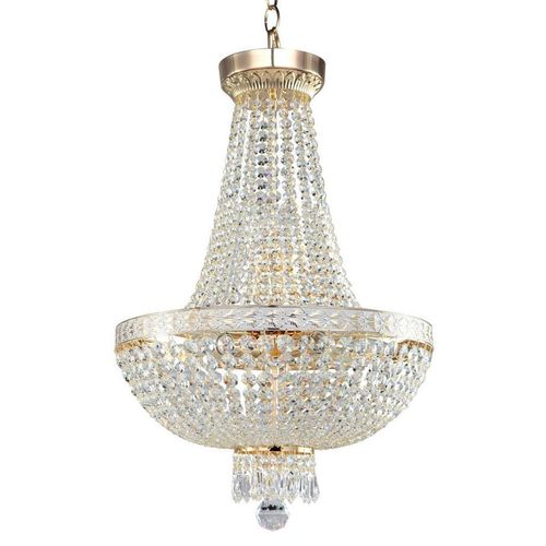 Maytoni Kronleuchter Royal Classic , Gold , Metall , rund,rund , 61x40x40 cm , CE , gleichmäßige Lichtverteilung , Lampen & Leuchten,