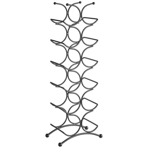 Justinus Flaschenregal Life Style , Schwarz , Metall , 25x15x69.5 cm , Küchen, Küchenmöbel, Küchenregale